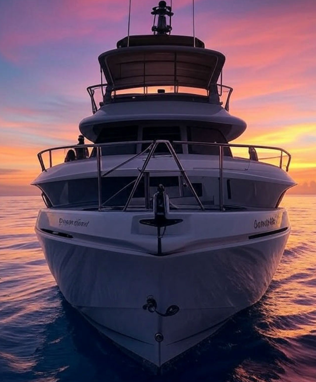 Face-on-Yacht